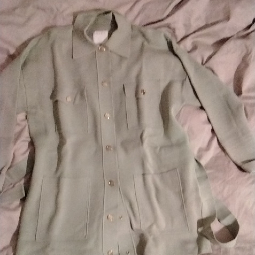 Sandro Sage Button-Up Cardigan